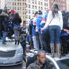 Videos: Rowdy Giants Fans Wreck Cop Car, Harass Pats "Fan"